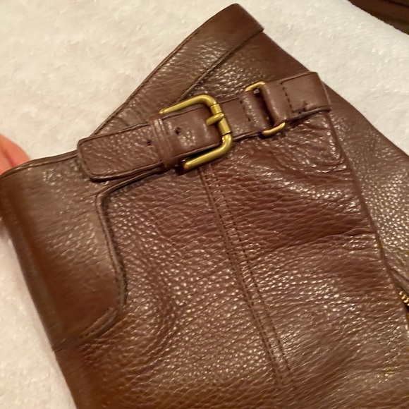 Coach Kaylie long boot stacked heel w box - Picture 4 of 15